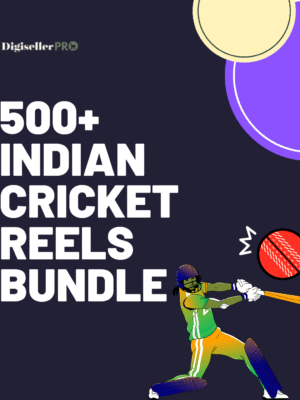 500+ Indian Cricket Reels Bundle